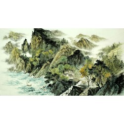 Chinese Landscape Painting - CNAG007518