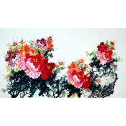 Chinese Peony Painting - CNAG007522