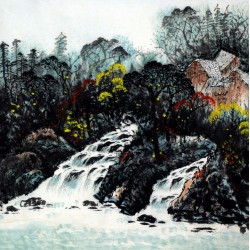 Chinese Landscape Painting - CNAG007529
