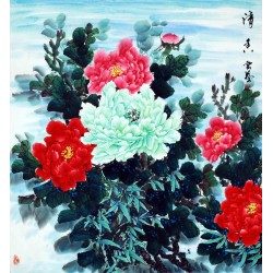 Chinese Peony Painting - CNAG007531