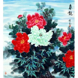 Chinese Peony Painting - CNAG007533