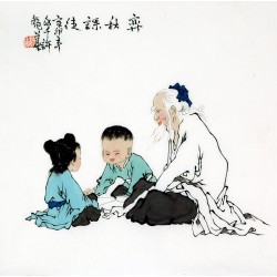 Chinese Figure Painting - CNAG007535