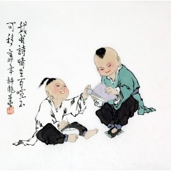 Chinese Figure Painting - CNAG007536