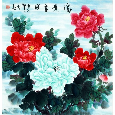 Chinese Peony Painting - CNAG007539