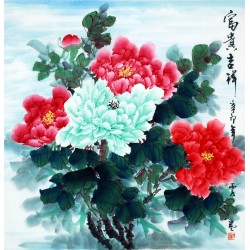 Chinese Peony Painting - CNAG007545