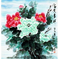 Chinese Peony Painting - CNAG007549
