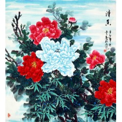 Chinese Peony Painting - CNAG007550