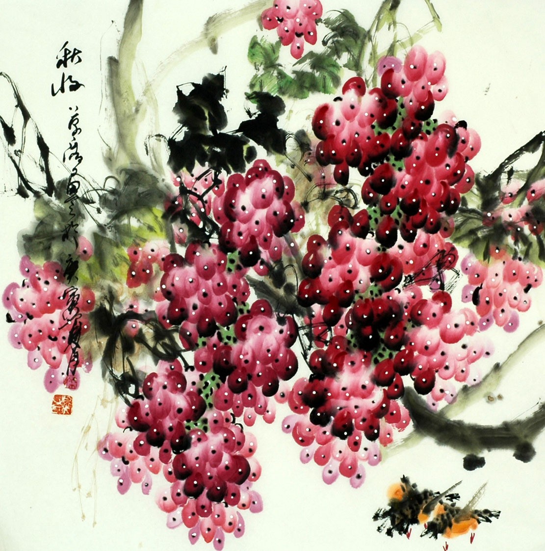Chinese Flowers&Trees Painting - CNAG007556