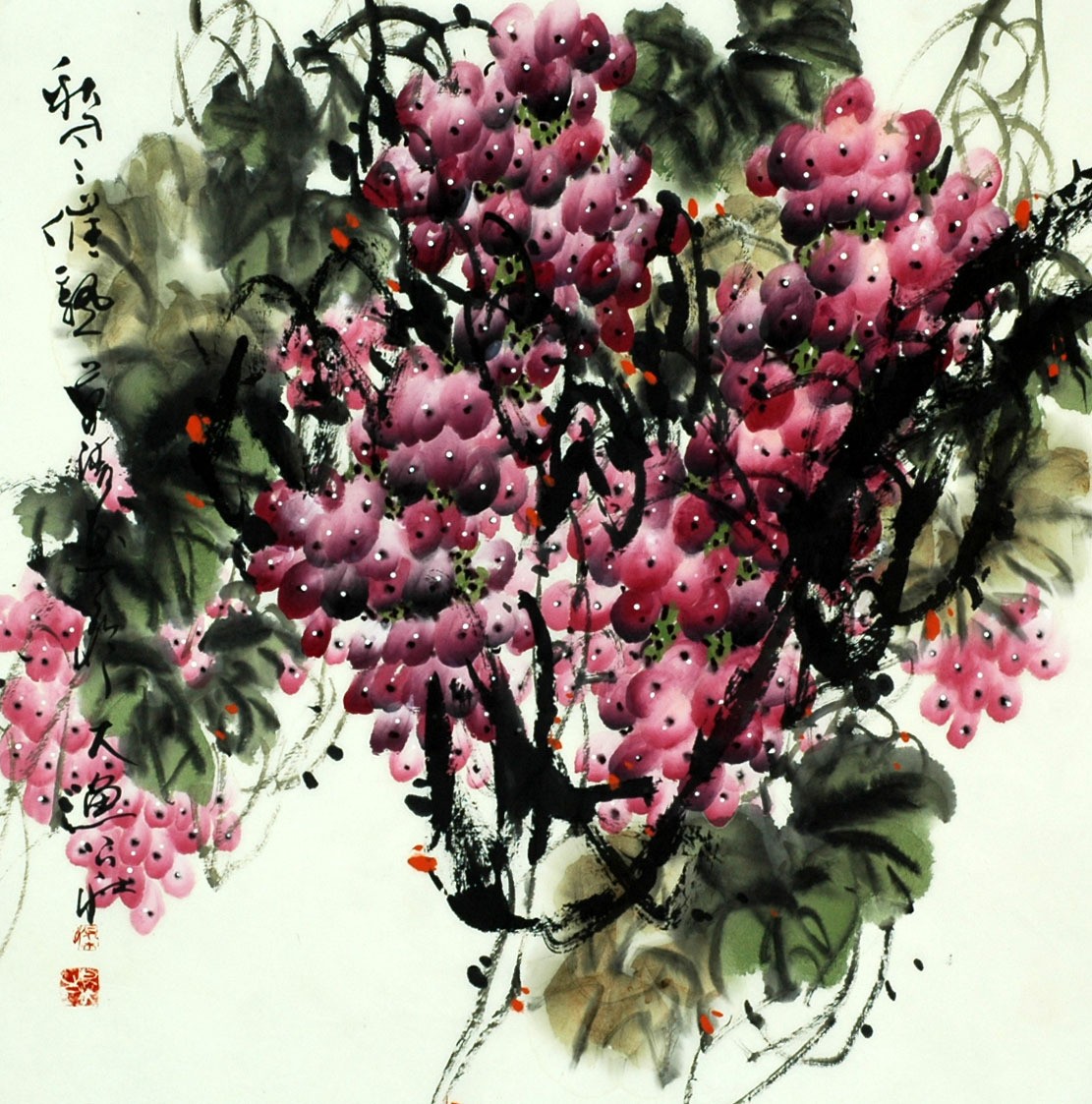 Chinese Flowers&Trees Painting - CNAG007558