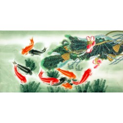 Chinese Fish Painting - CNAG007563