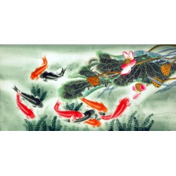 Chinese Fish Painting - CNAG007564