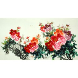 Chinese Peony Painting - CNAG007567