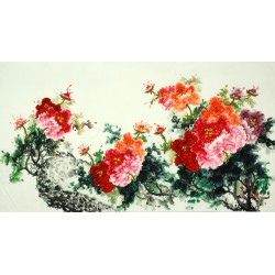 Chinese Peony Painting - CNAG007568