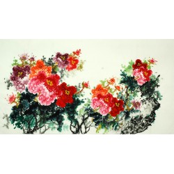 Chinese Peony Painting - CNAG007570