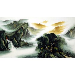 Chinese Landscape Painting - CNAG007573