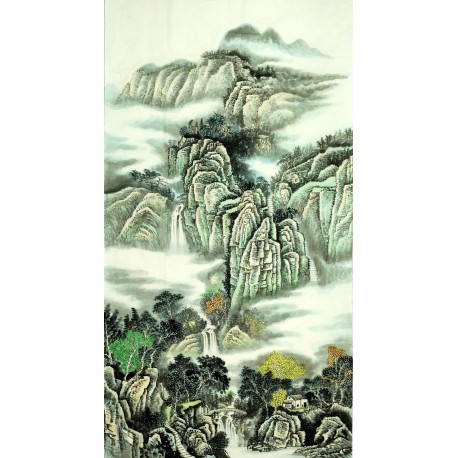 Chinese Landscape Painting - CNAG007574