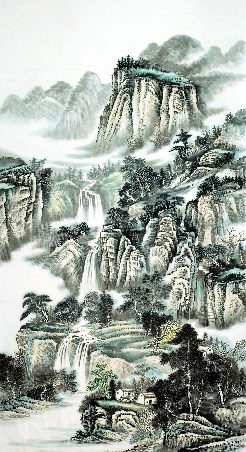 Chinese Landscape Painting - CNAG007575