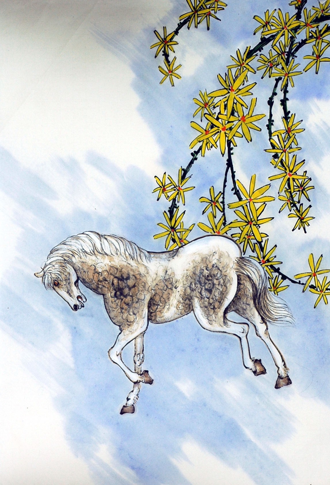 Chinese Horse Painting - CNAG007580