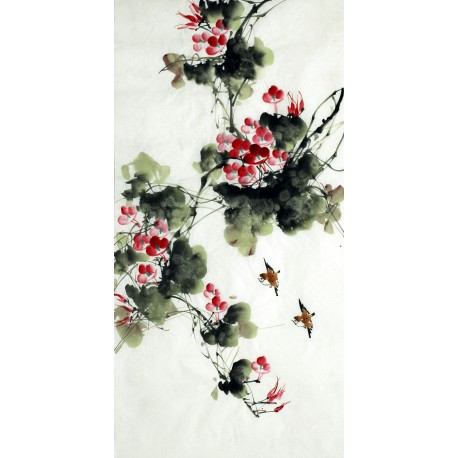 Chinese Flowers&Trees Painting - CNAG007585