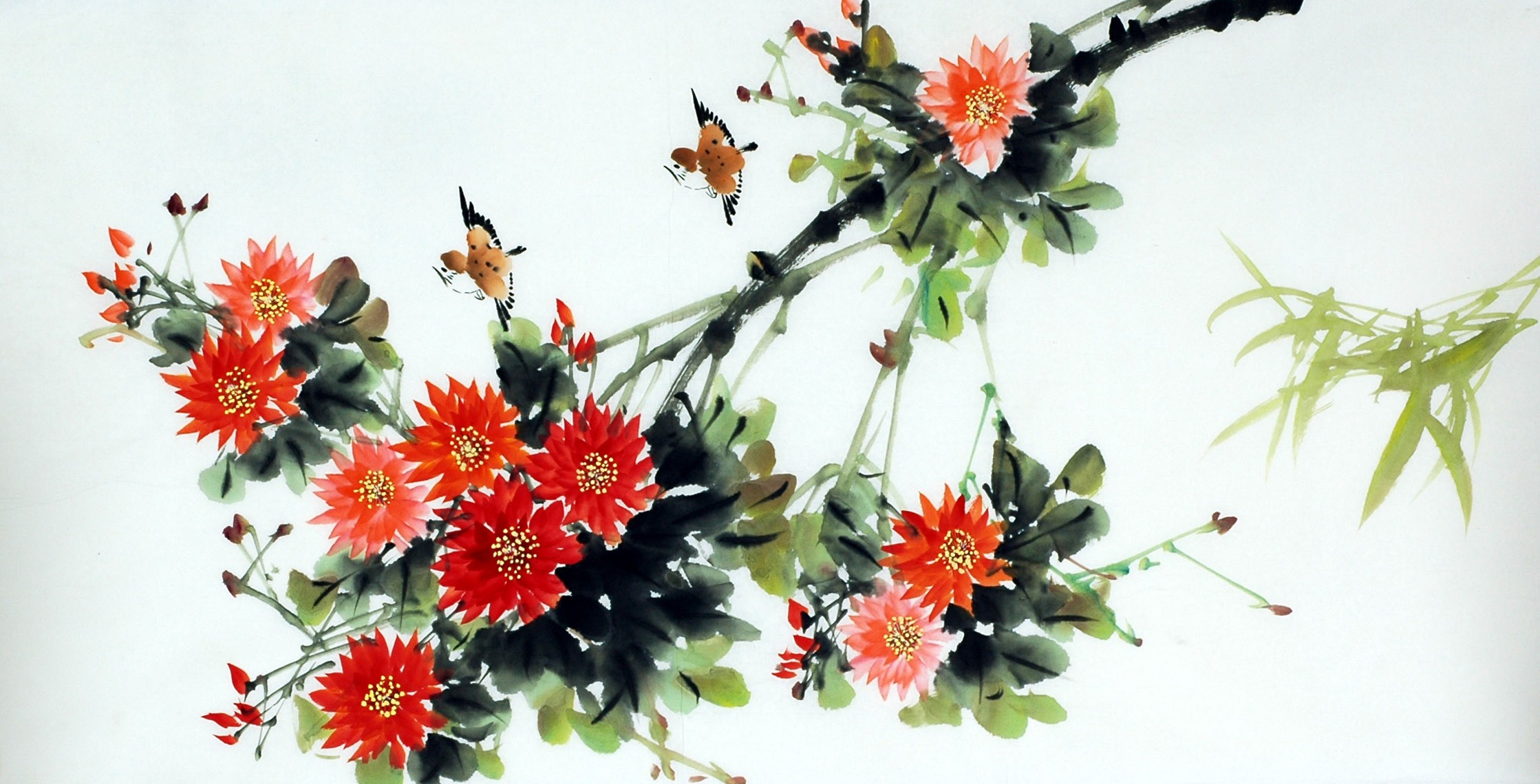 Chinese Flowers&Trees Painting - CNAG007586