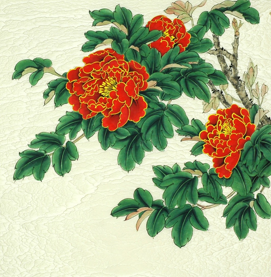 Chinese Flowers&Trees Painting - CNAG007621
