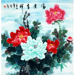 Chinese Peony Painting - CNAG007627