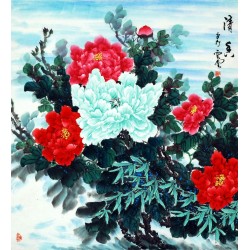 Chinese Peony Painting - CNAG007638