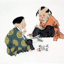Chinese Figure Painting - CNAG007640
