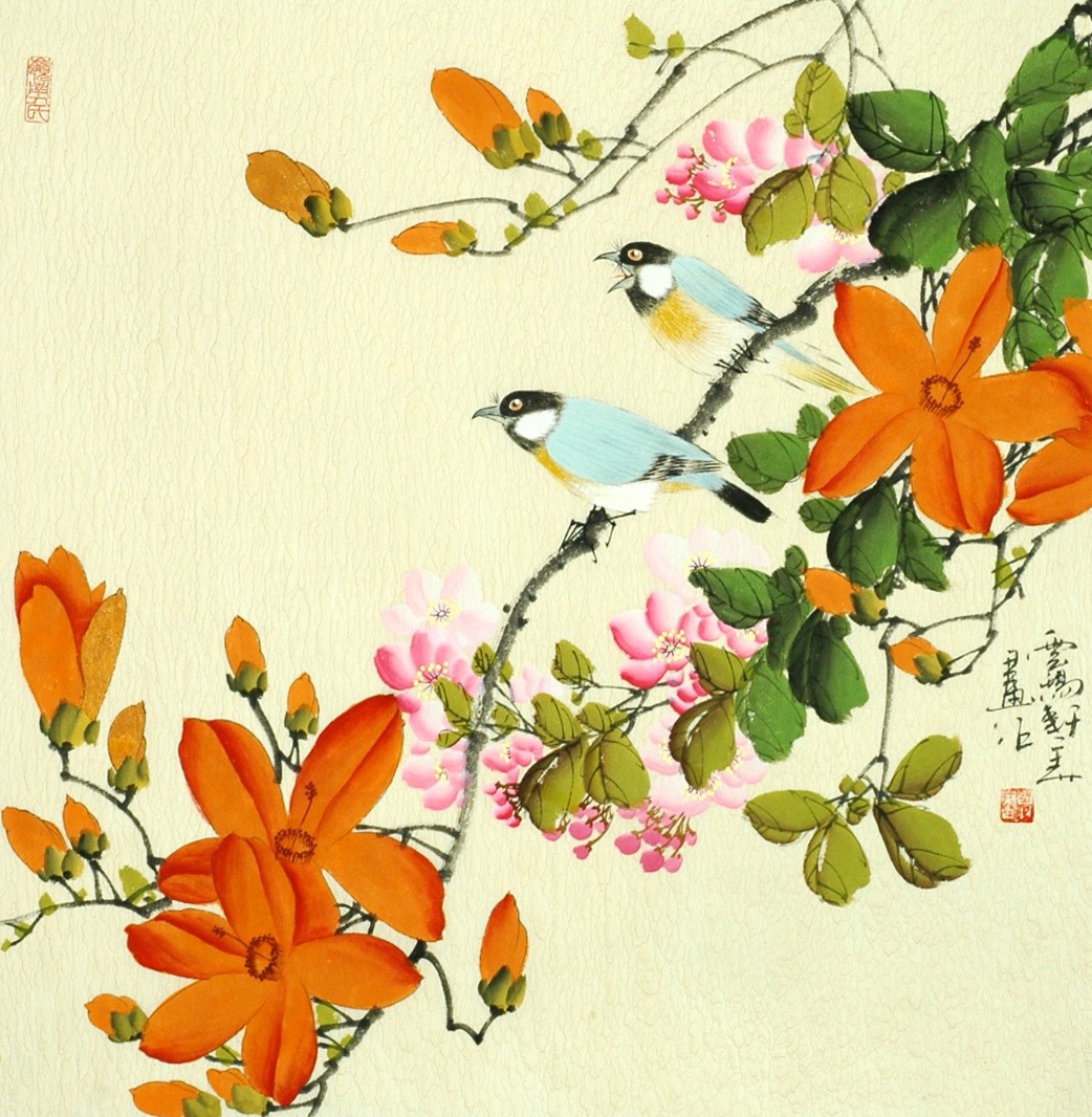 Chinese Flowers&Trees Painting - CNAG007645