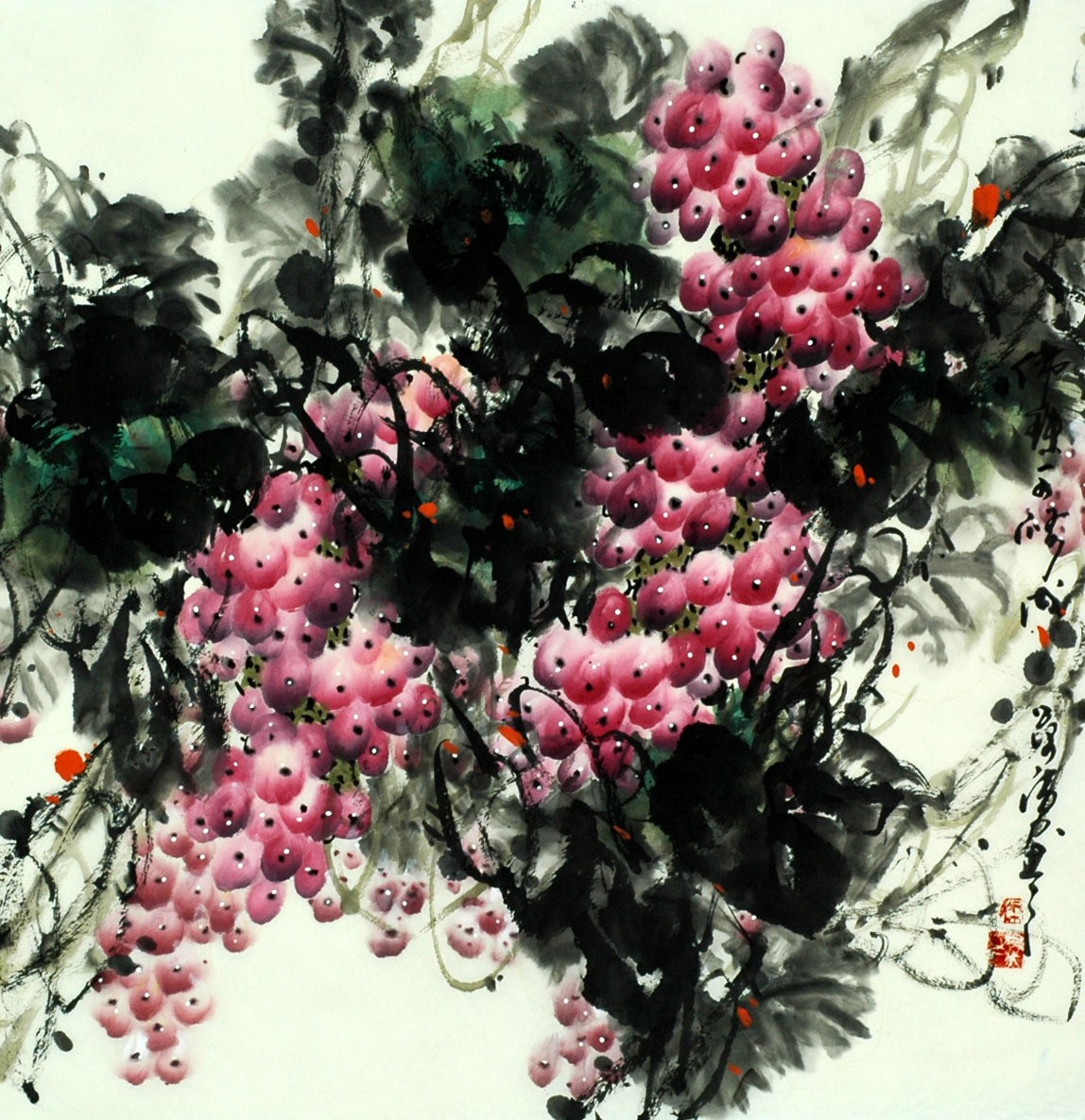 Chinese Flowers&Trees Painting - CNAG007677
