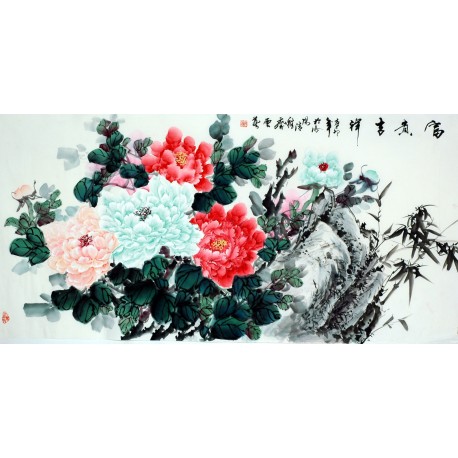 Chinese Peony Painting - CNAG007684