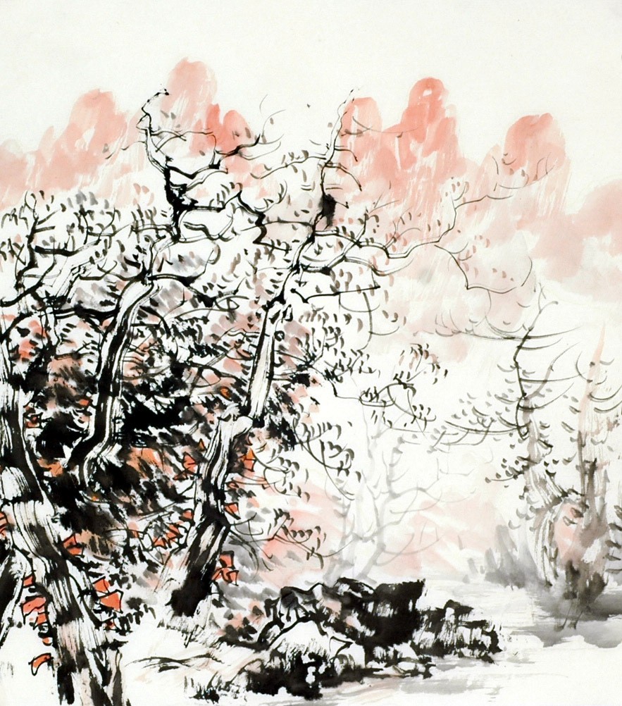 Chinese Landscape Painting - CNAG007687