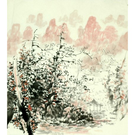 Chinese Landscape Painting - CNAG007688