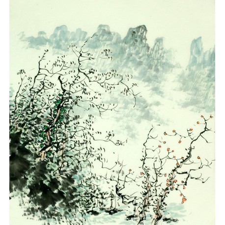 Chinese Landscape Painting - CNAG007689