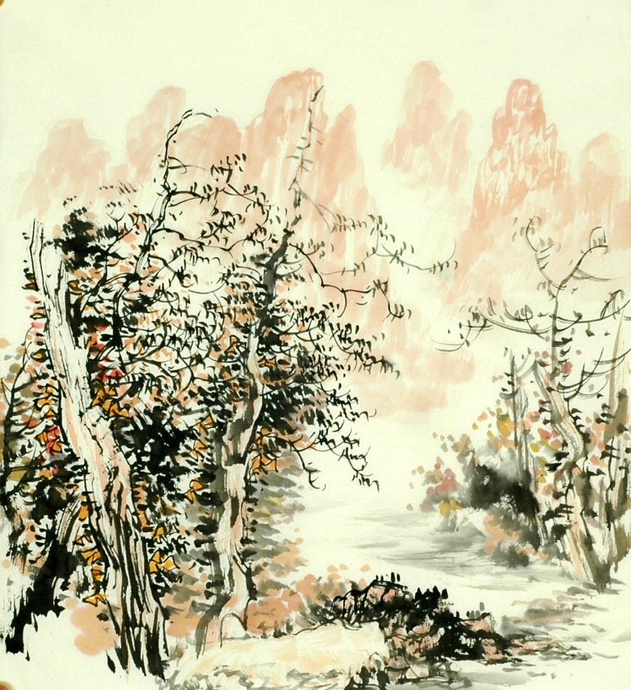 Chinese Landscape Painting - CNAG007690