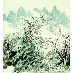 Chinese Landscape Painting - CNAG007692
