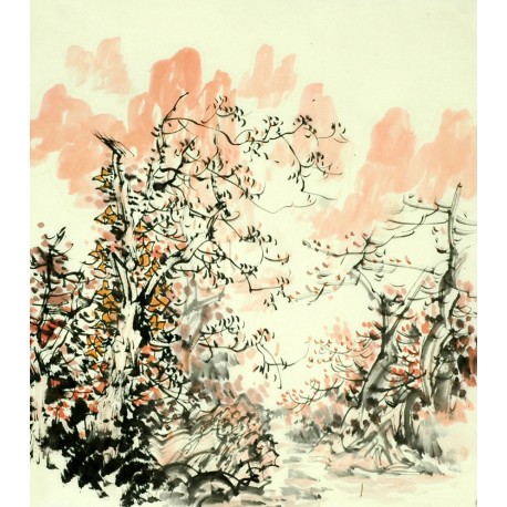 Chinese Landscape Painting - CNAG007693