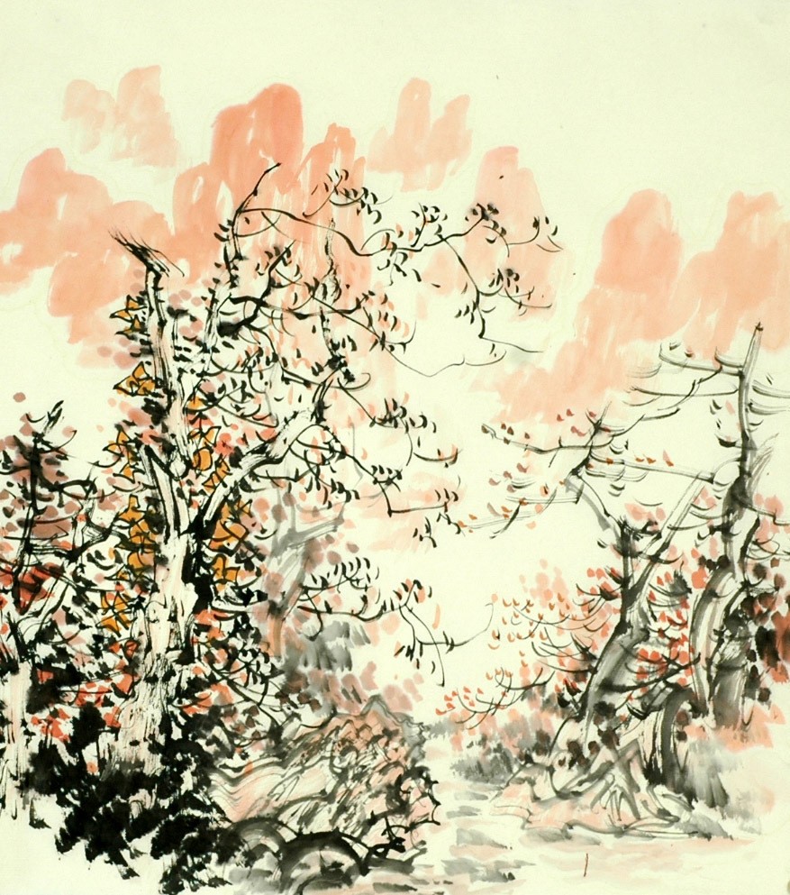 Chinese Landscape Painting - CNAG007693