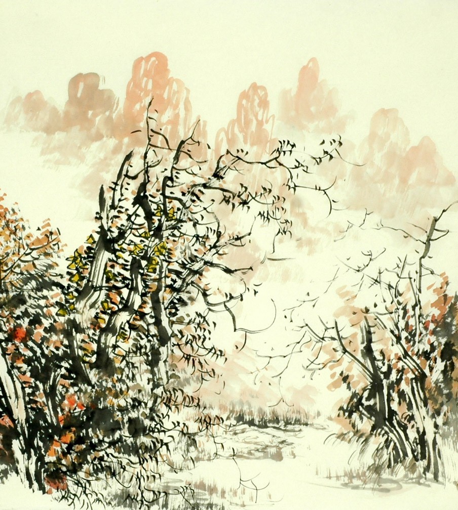 Chinese Landscape Painting - CNAG007694