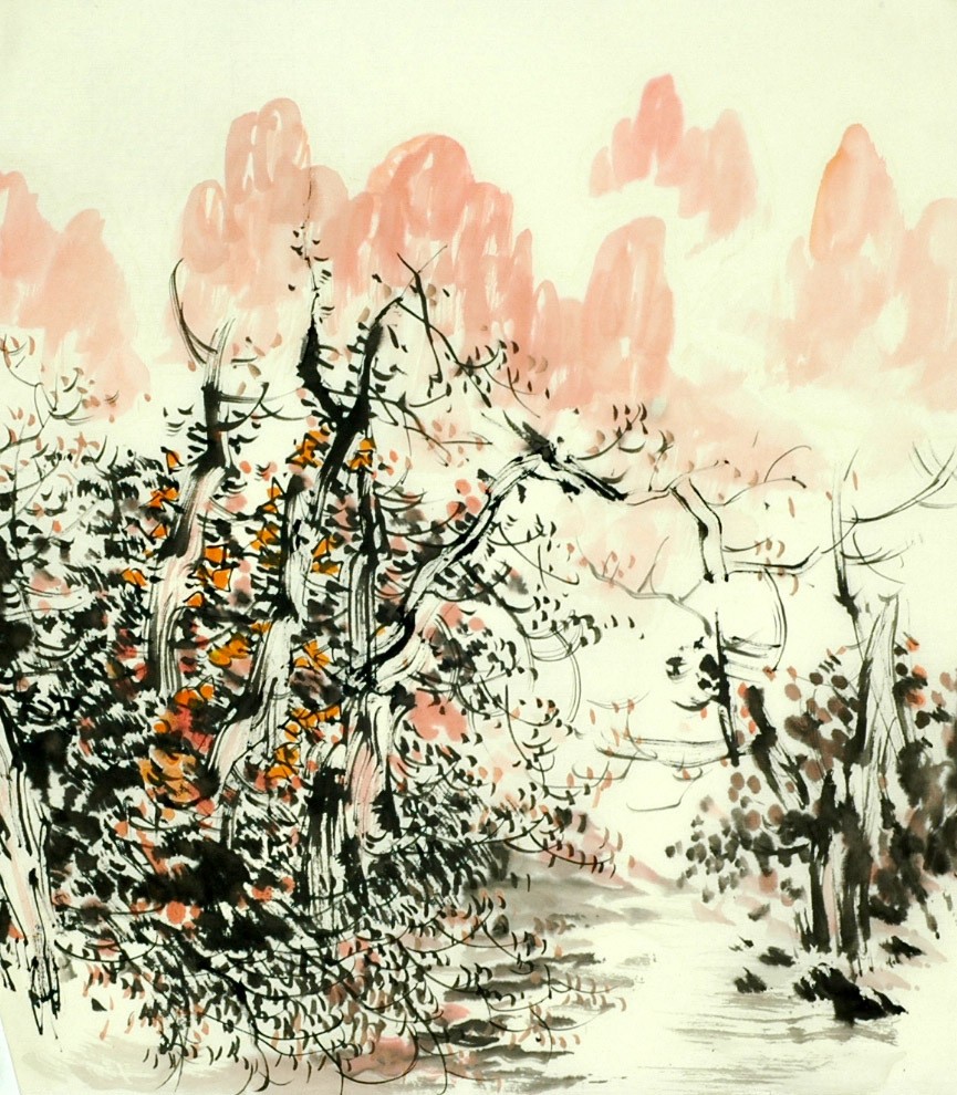 Chinese Landscape Painting - CNAG007695