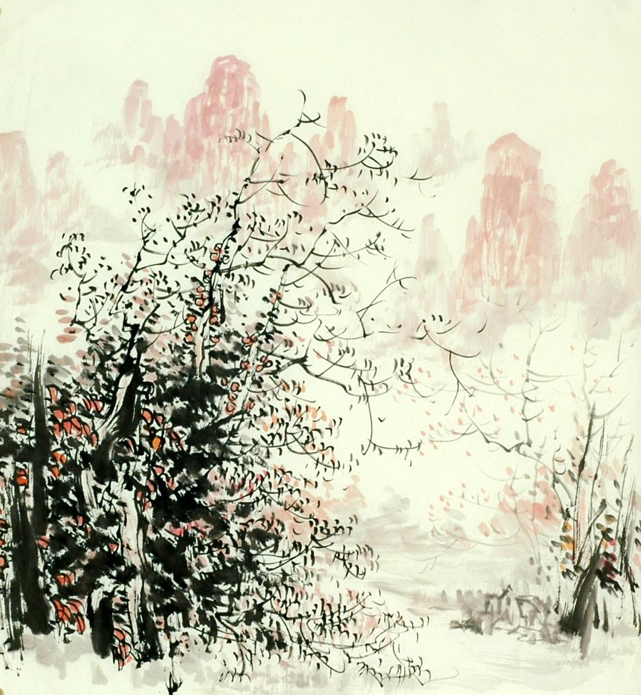 Chinese Landscape Painting - CNAG007696