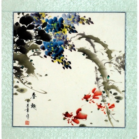 Chinese Flowers&Trees Painting - CNAG007698