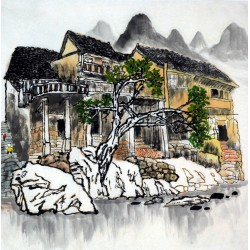 Chinese Landscape Painting - CNAG007702
