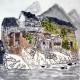 Chinese Landscape Painting - CNAG007704