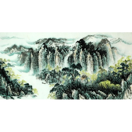 Chinese Landscape Painting - CNAG007708
