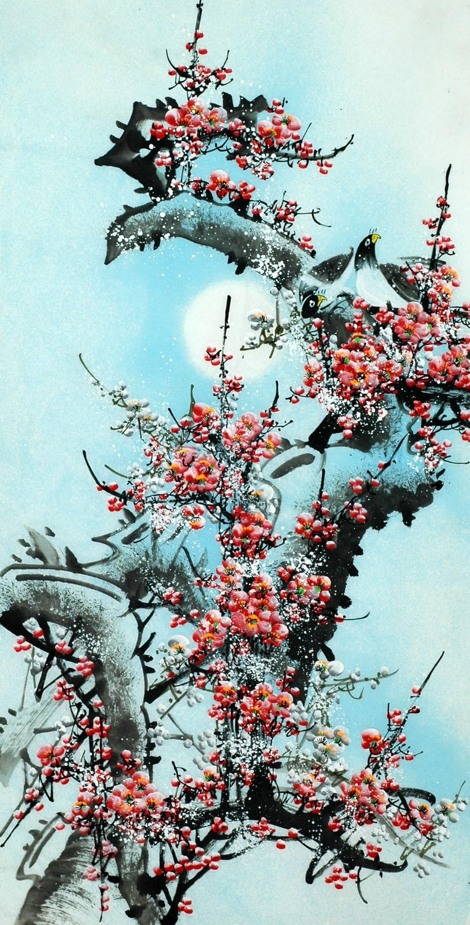 Chinese Plum Painting - CNAG007711