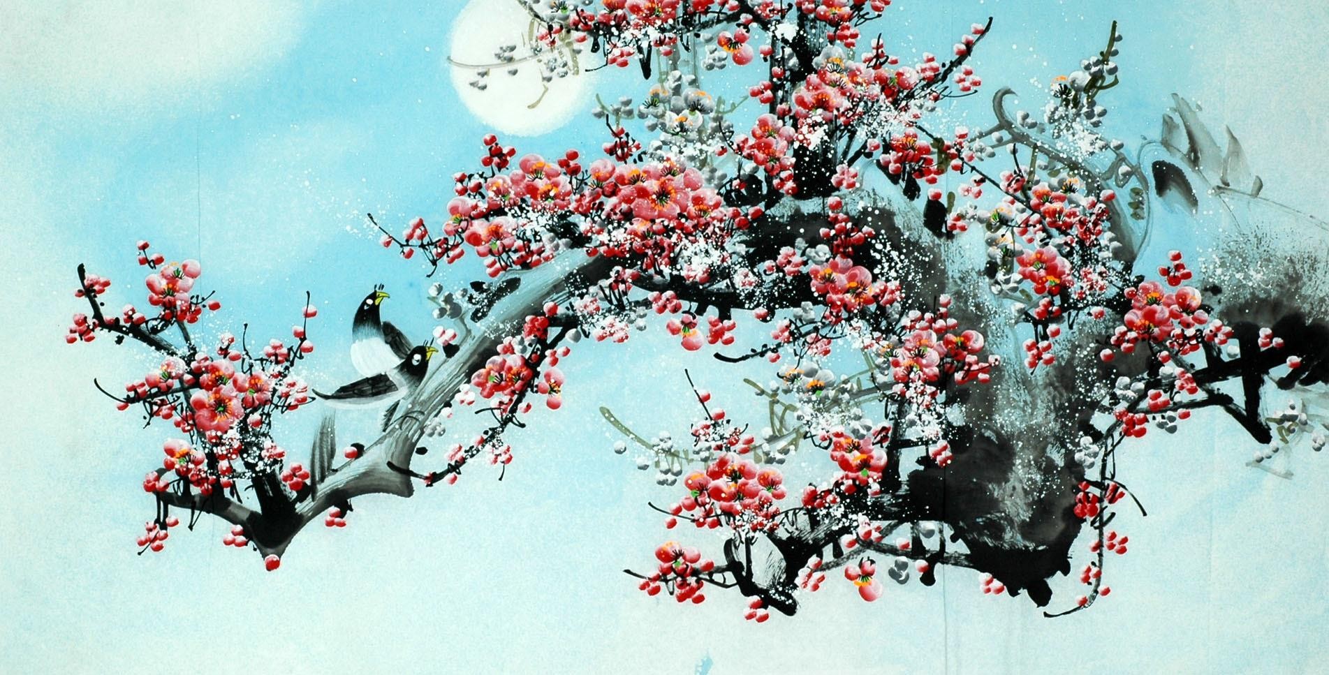 Chinese Plum Painting - CNAG007713