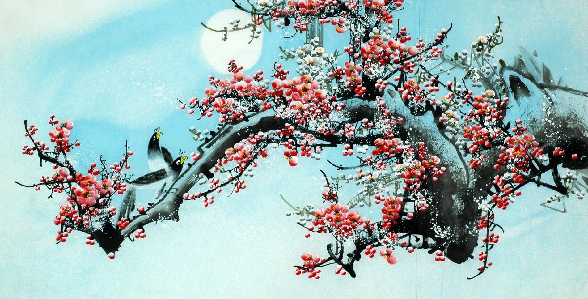 Chinese Plum Painting - CNAG007715