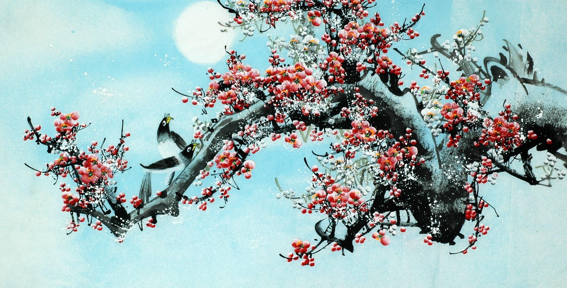 Chinese Plum Painting - CNAG007716