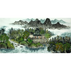 Chinese Landscape Painting - CNAG007721